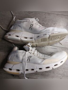 On Cloudtec White Athletic Sneakers